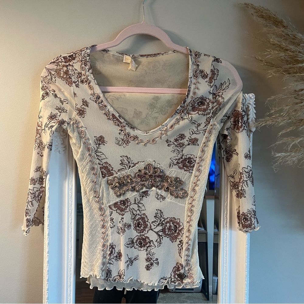 Floral Lace Women Top
